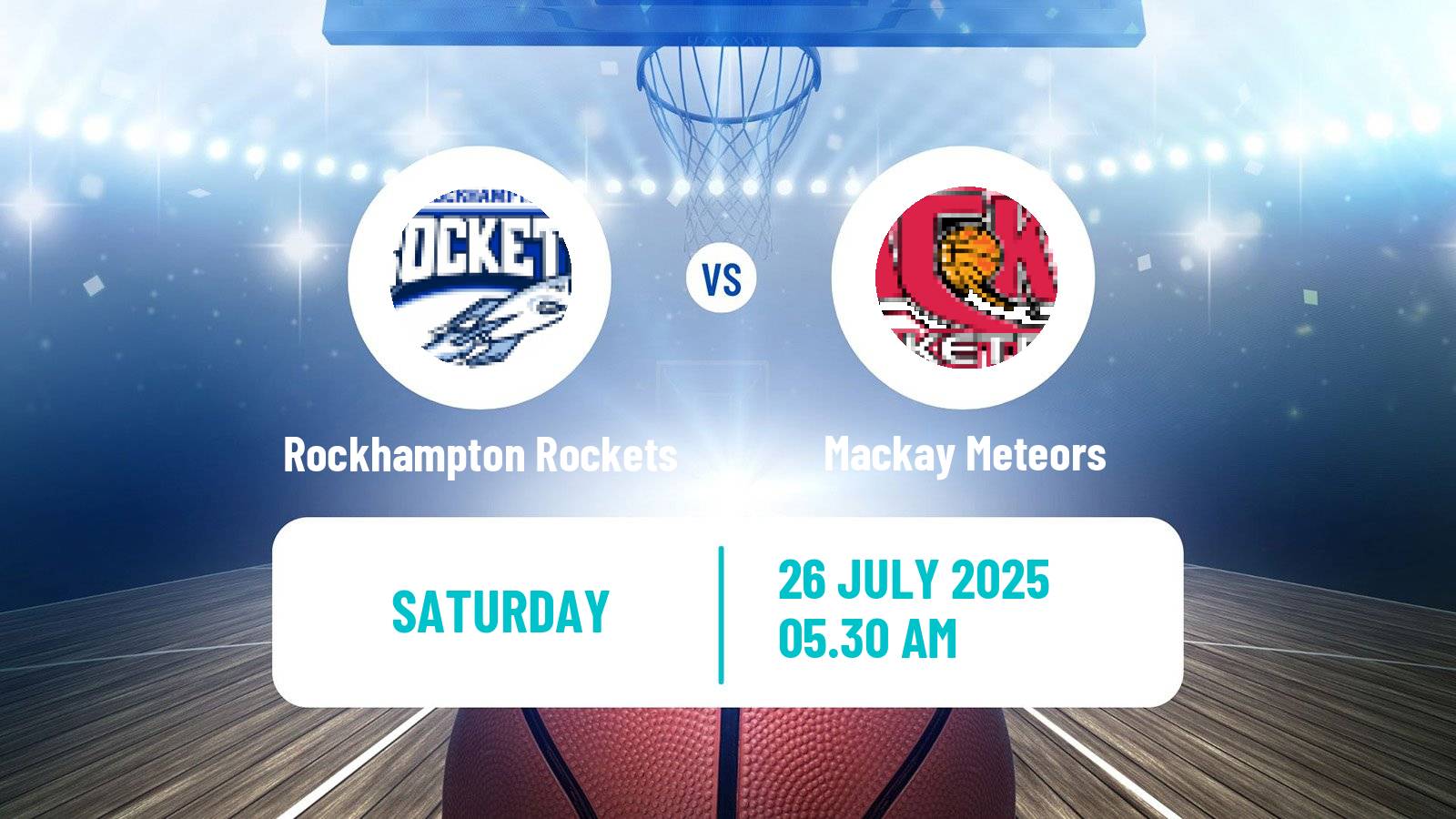 Basketball Australian NBL1 North Rockhampton Rockets - Mackay Meteors