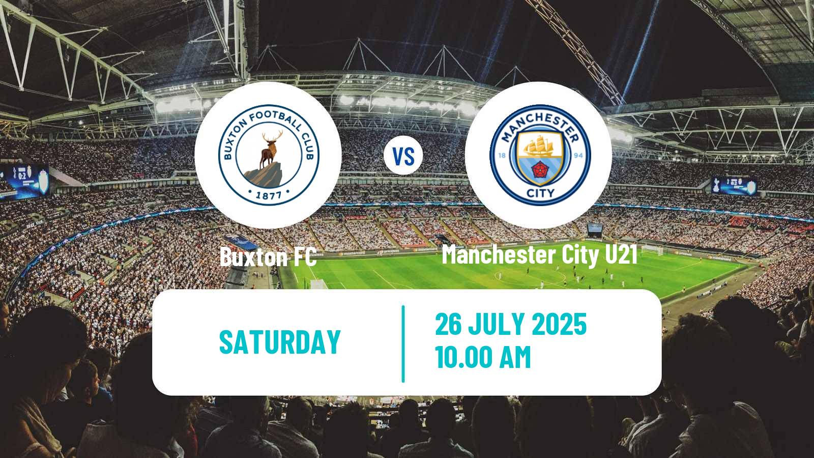 Soccer Club Friendly Buxton - Manchester City U21