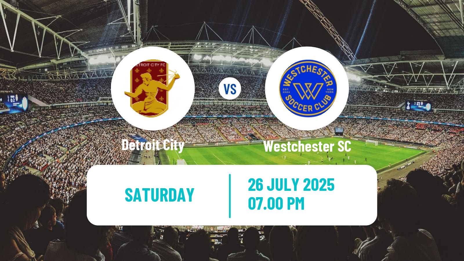 Soccer  USL League One Cup Detroit City - Westchester SC