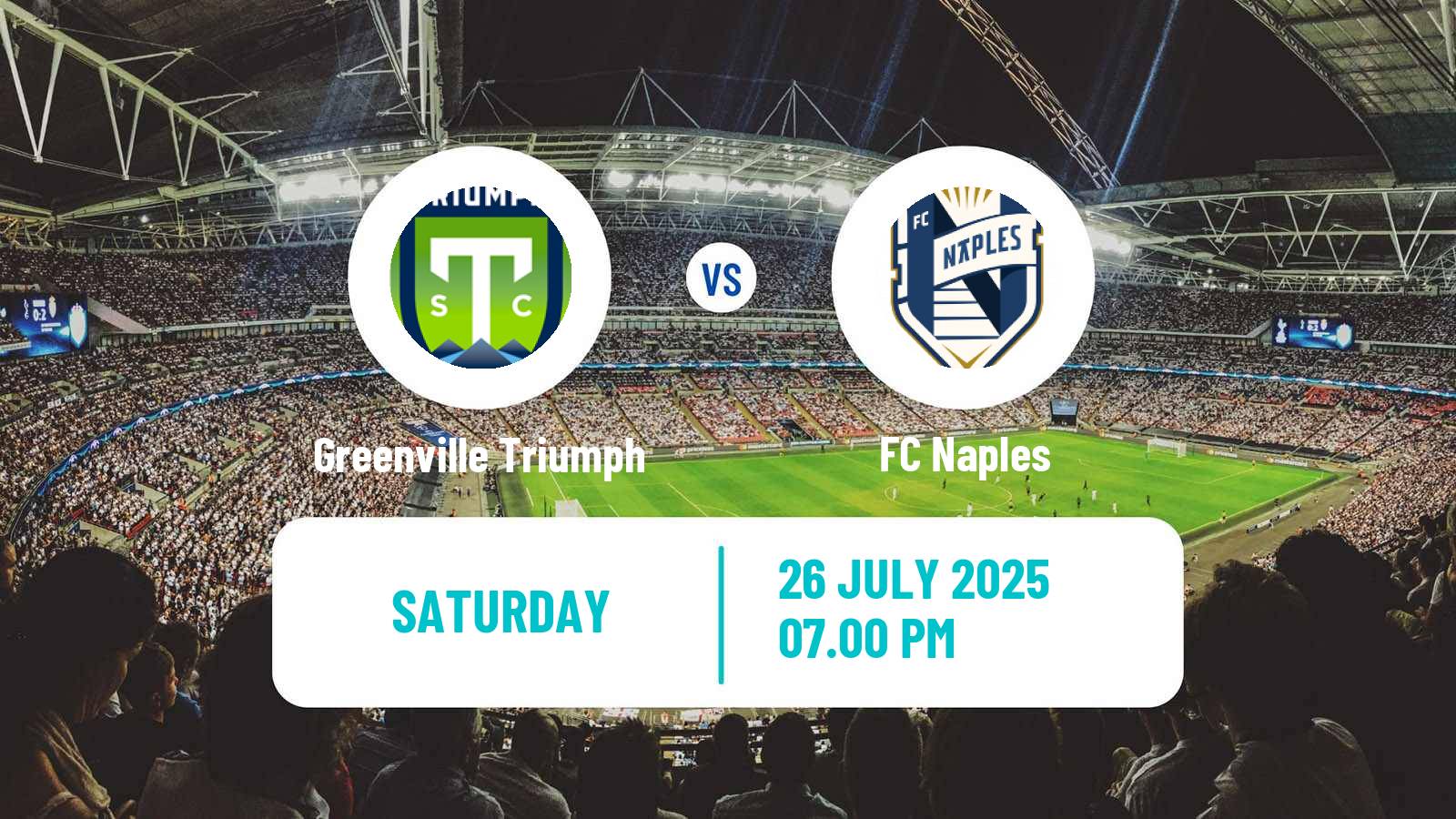 Soccer  USL League One Cup Greenville Triumph - Naples