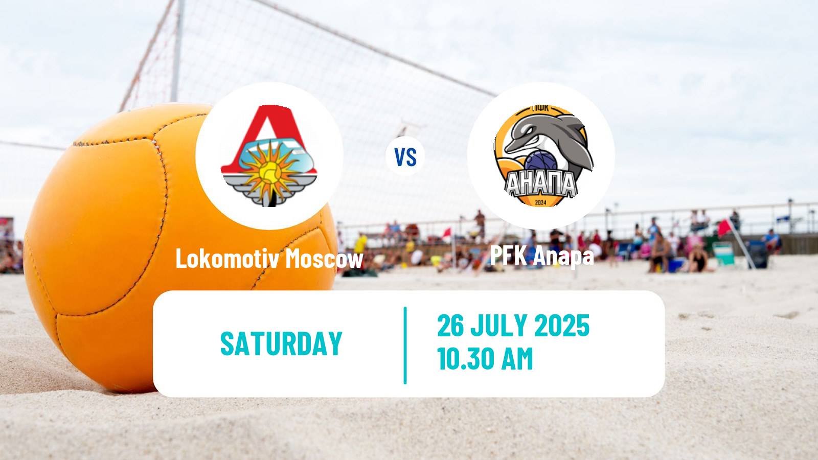 Beach soccer Superliga Lokomotiv Moscow - Anapa