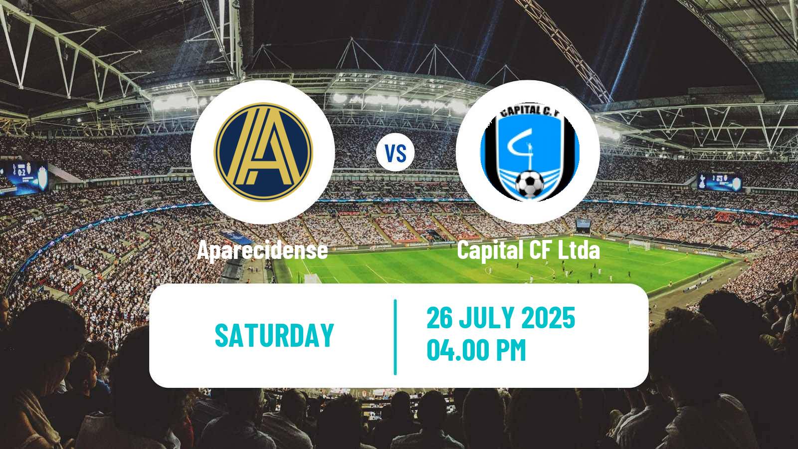 Soccer Brazilian Serie D Aparecidense - Capital CF Ltda