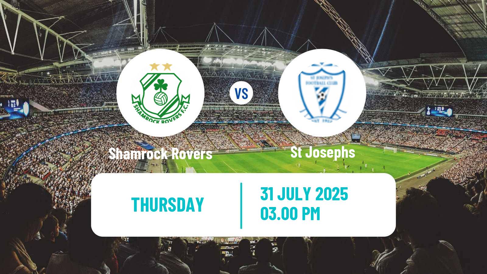 Soccer UEFA Europa Conference League Shamrock Rovers - St Josephs