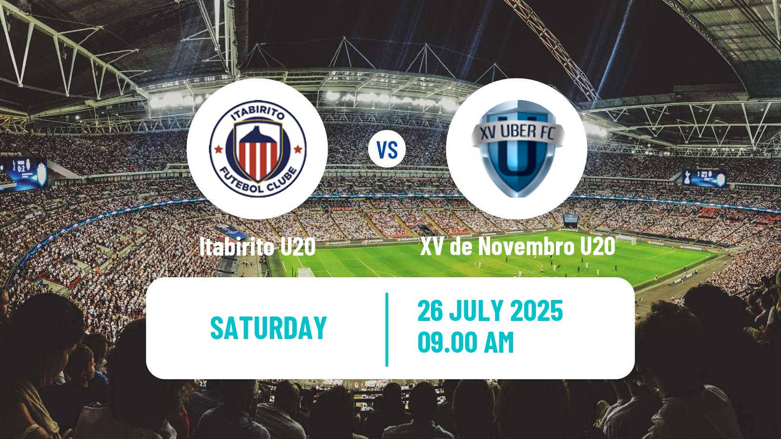 Soccer Brazilian Mineiro U20 Itabirito U20 - XV de Novembro U20
