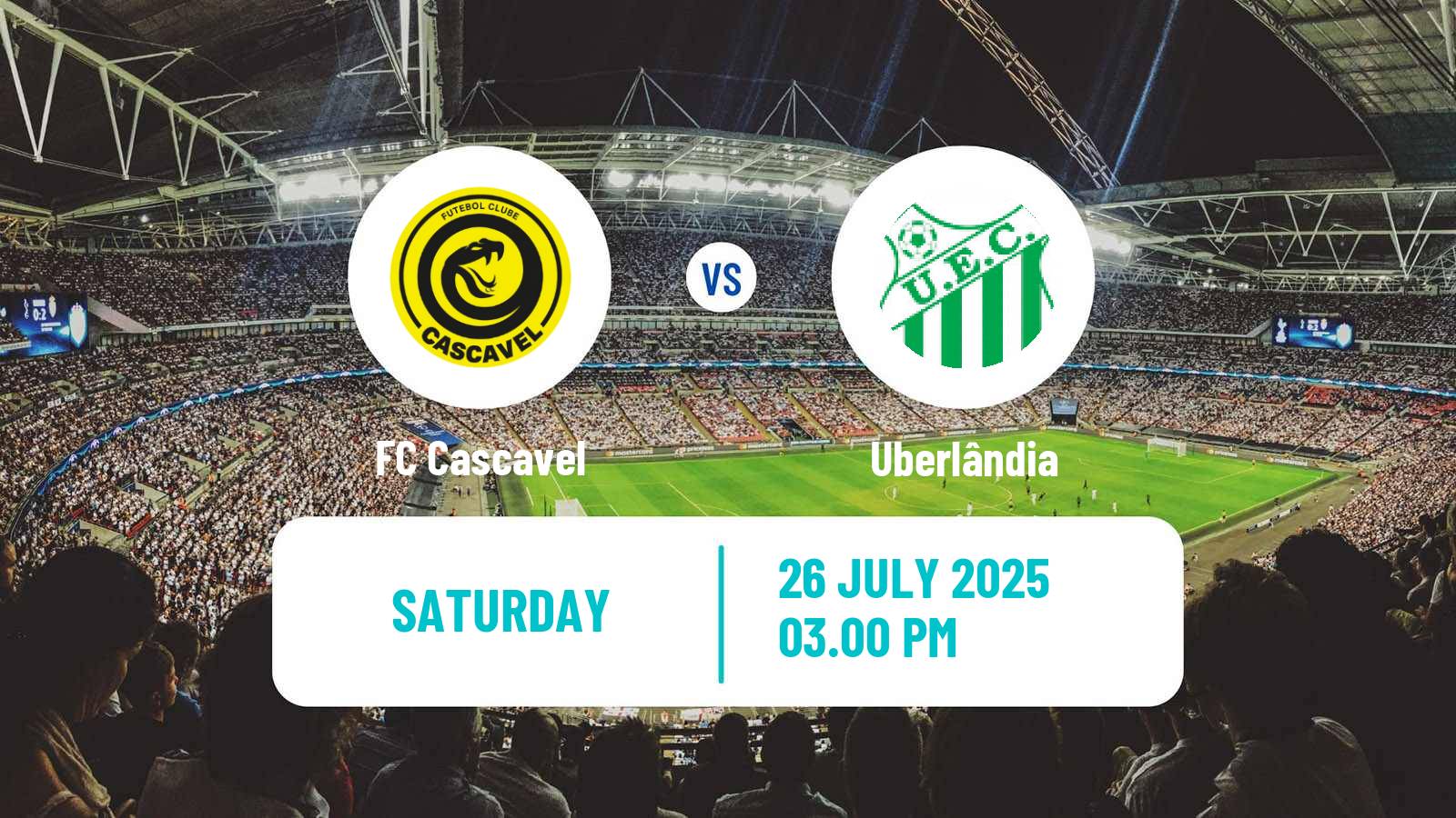 Soccer Brazilian Serie D FC Cascavel - Uberlândia