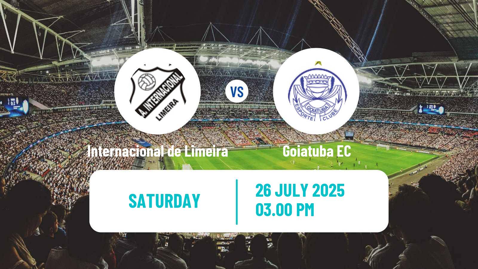Soccer Brazilian Serie D Internacional de Limeira - Goiatuba