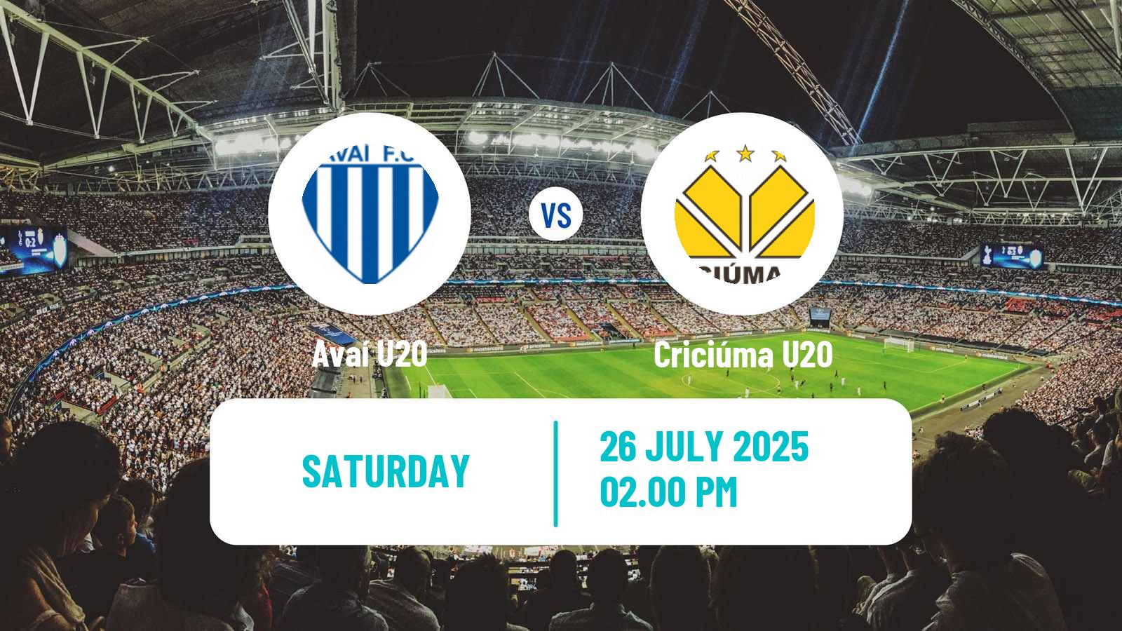 Soccer Brazilian Catarinense U20 Avaí U20 - Criciúma U20