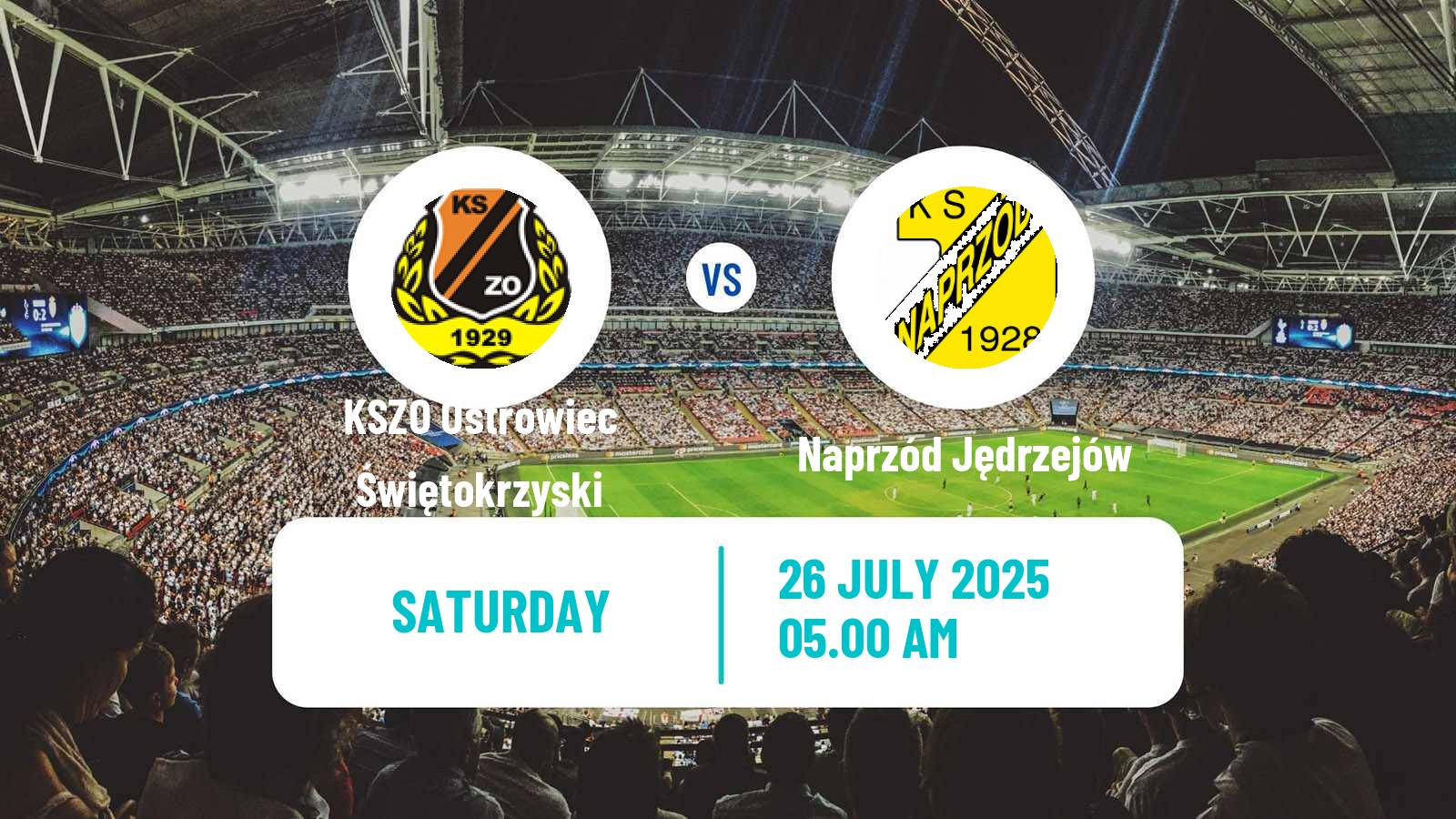 Soccer Club Friendly KSZO Ostrowiec Świętokrzyski - Naprzód Jędrzejów