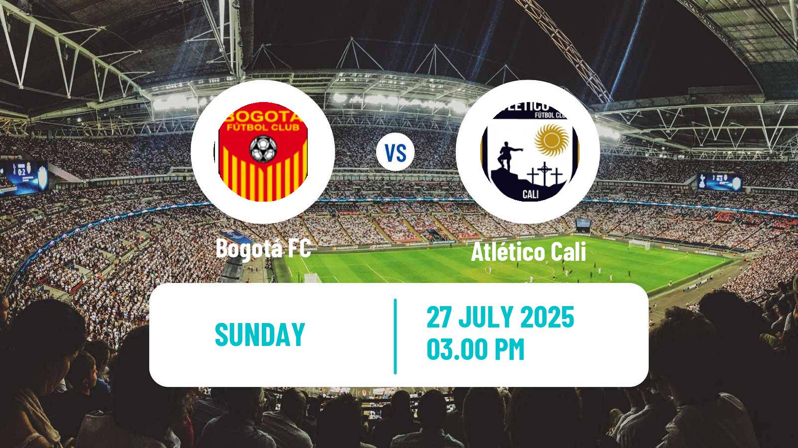 Soccer Colombian Primera B Bogotá - Atlético Cali