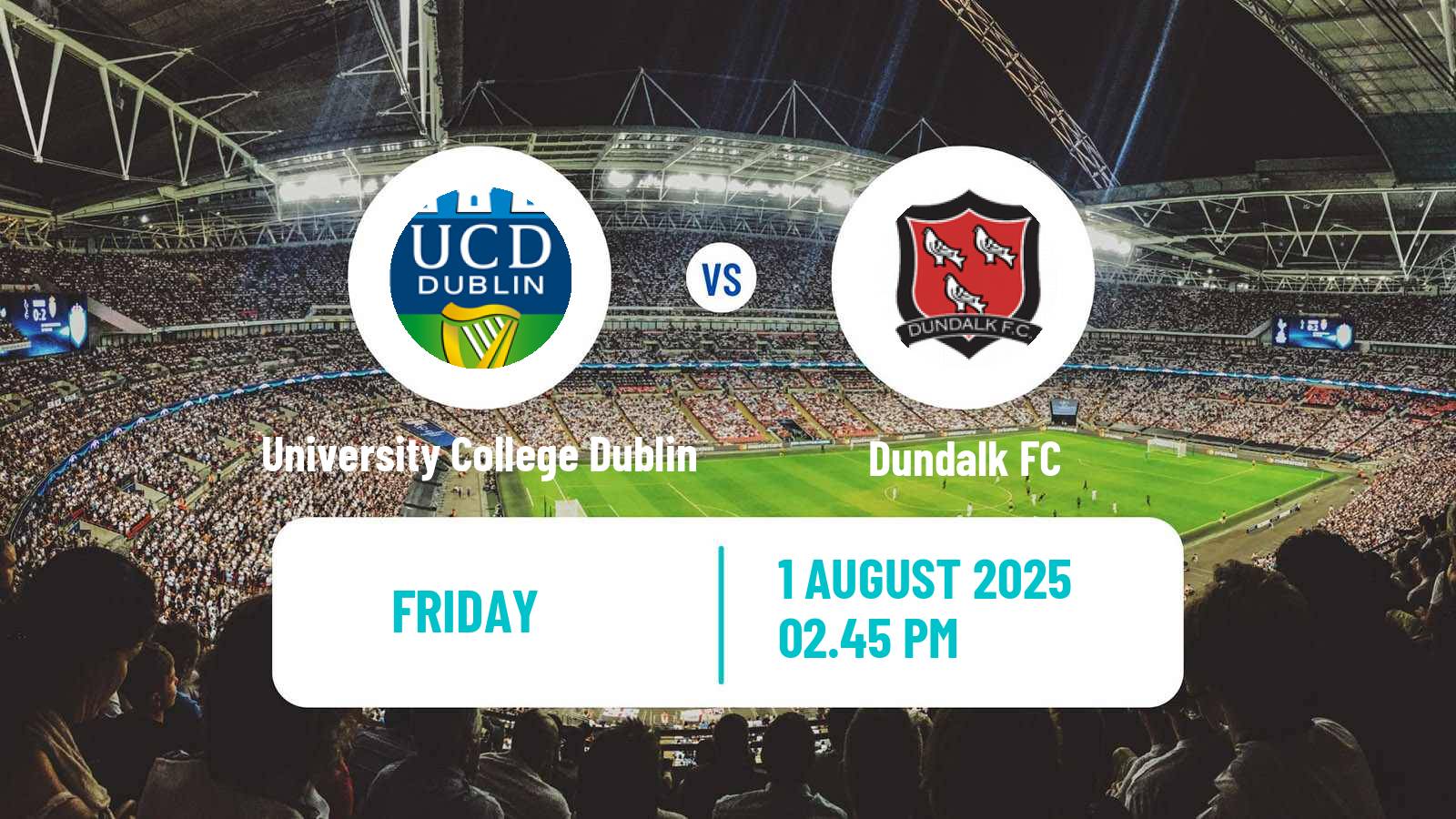 Soccer Irish Division 1 University College Dublin - Dundalk