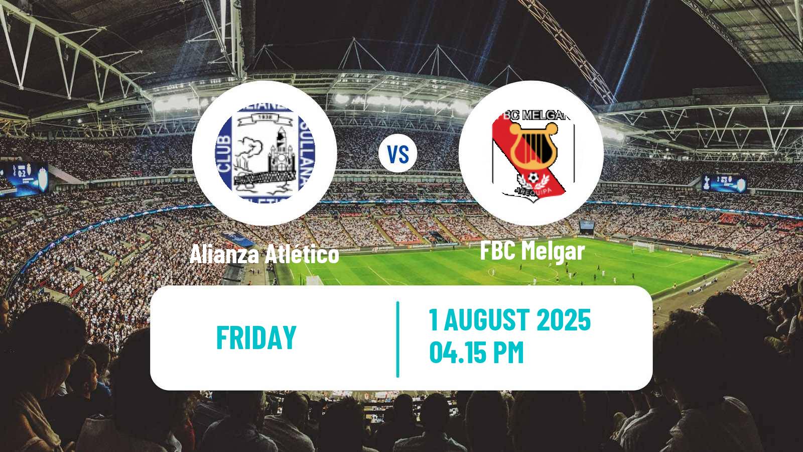 Soccer Peruvian Liga 1 Alianza Atlético - FBC Melgar