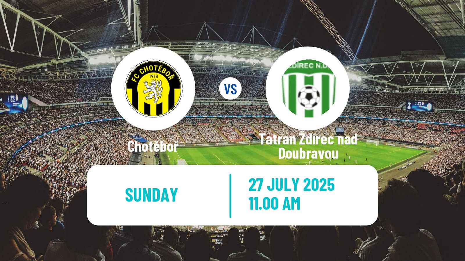 Soccer Czech Cup Chotěboř - Tatran Ždírec nad Doubravou