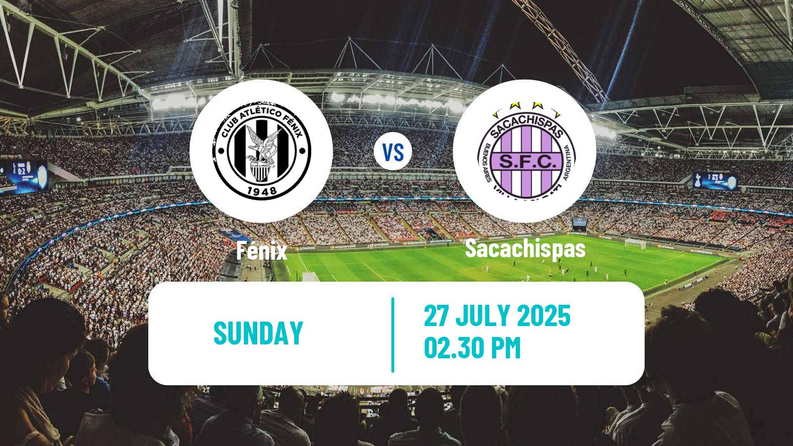 Soccer Argentinian Primera B Fénix - Sacachispas