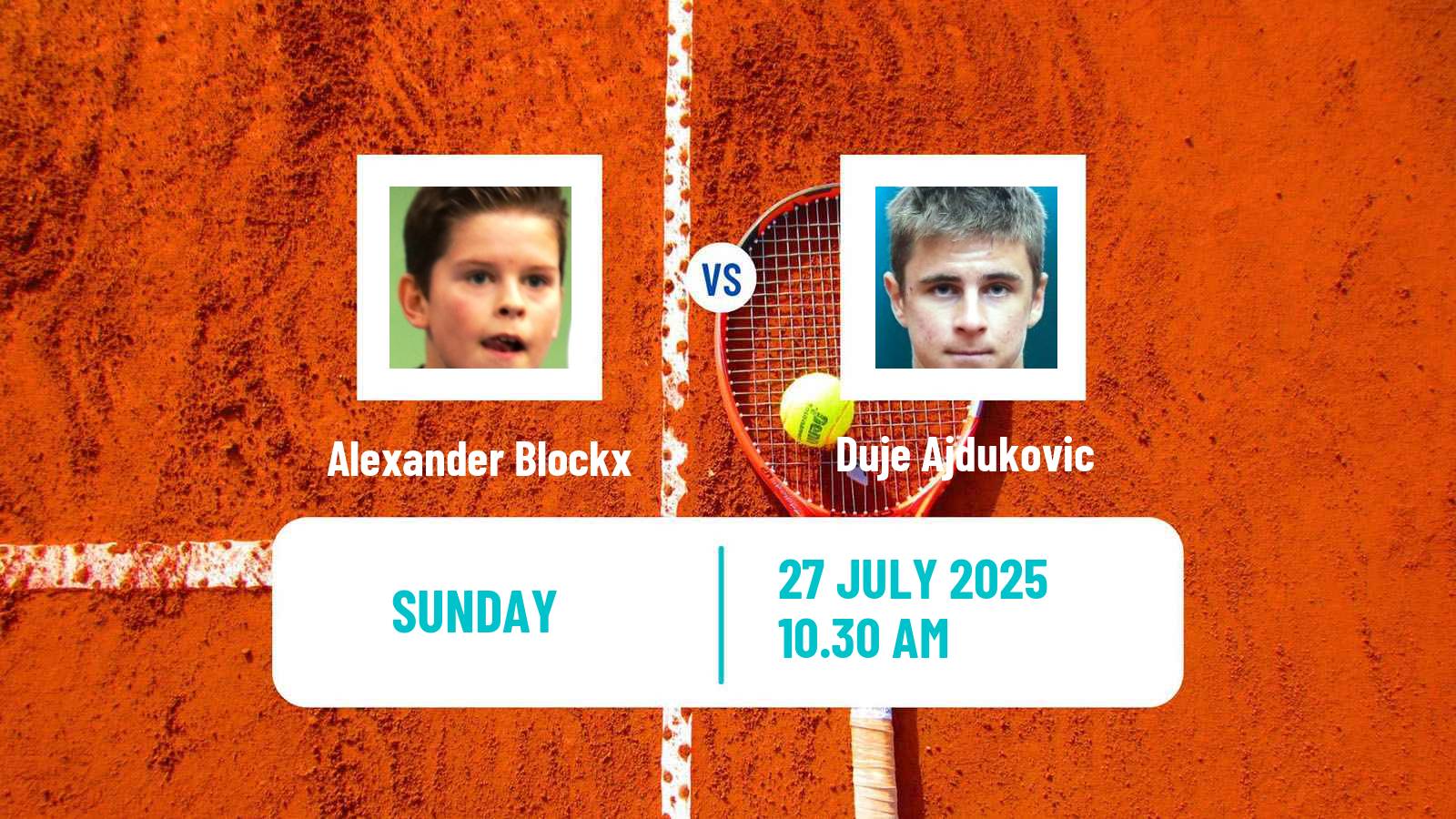 Tennis ATP Toronto Alexander Blockx - Duje Ajdukovic