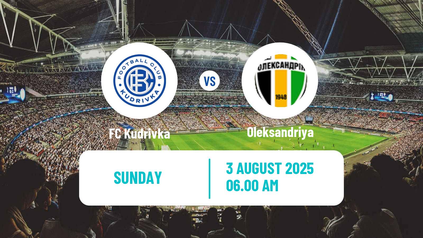 Soccer Ukrainian Premier League Kudrivka - Oleksandriya