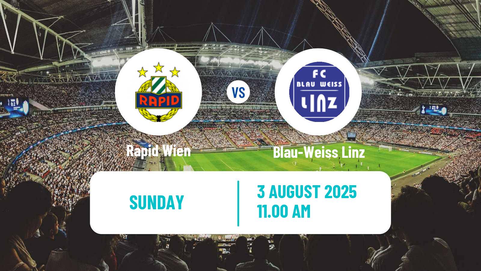 Soccer Austrian Bundesliga Rapid Wien - Blau-Weiss Linz