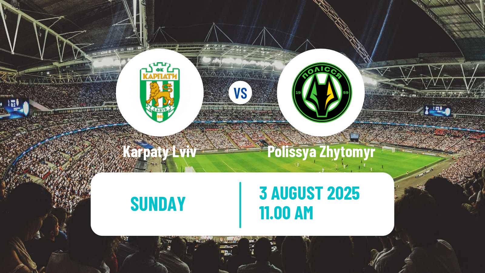 Soccer Ukrainian Premier League Karpaty Lviv - Polissya Zhytomyr
