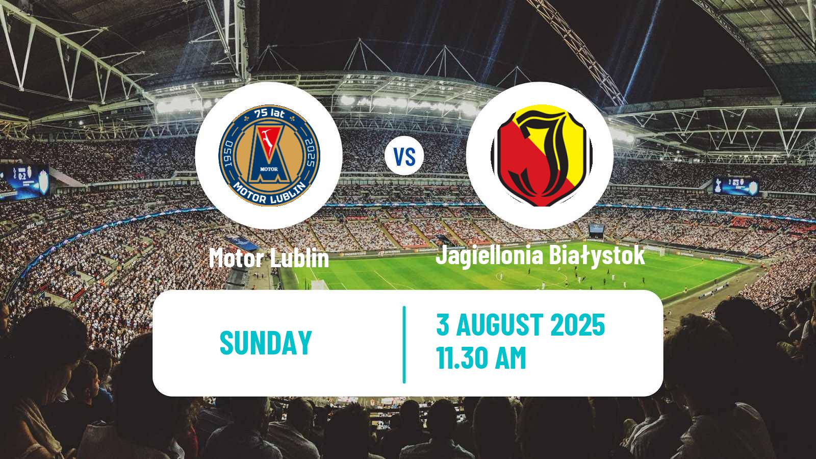 Soccer Polish Ekstraklasa Motor Lublin - Jagiellonia Białystok