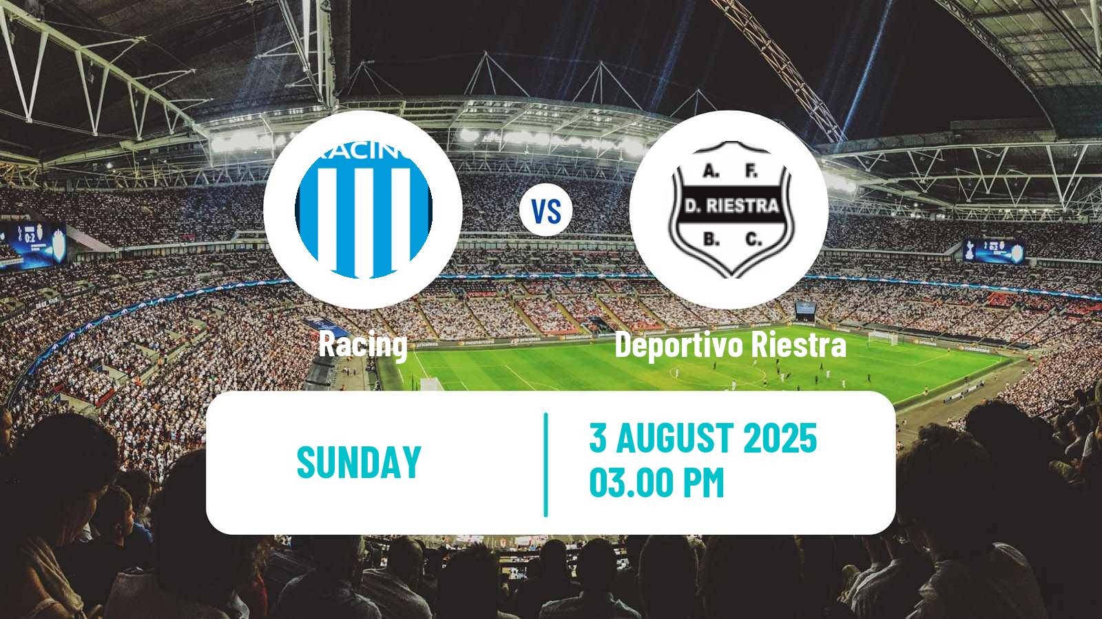 Soccer Copa Argentina Racing - Deportivo Riestra