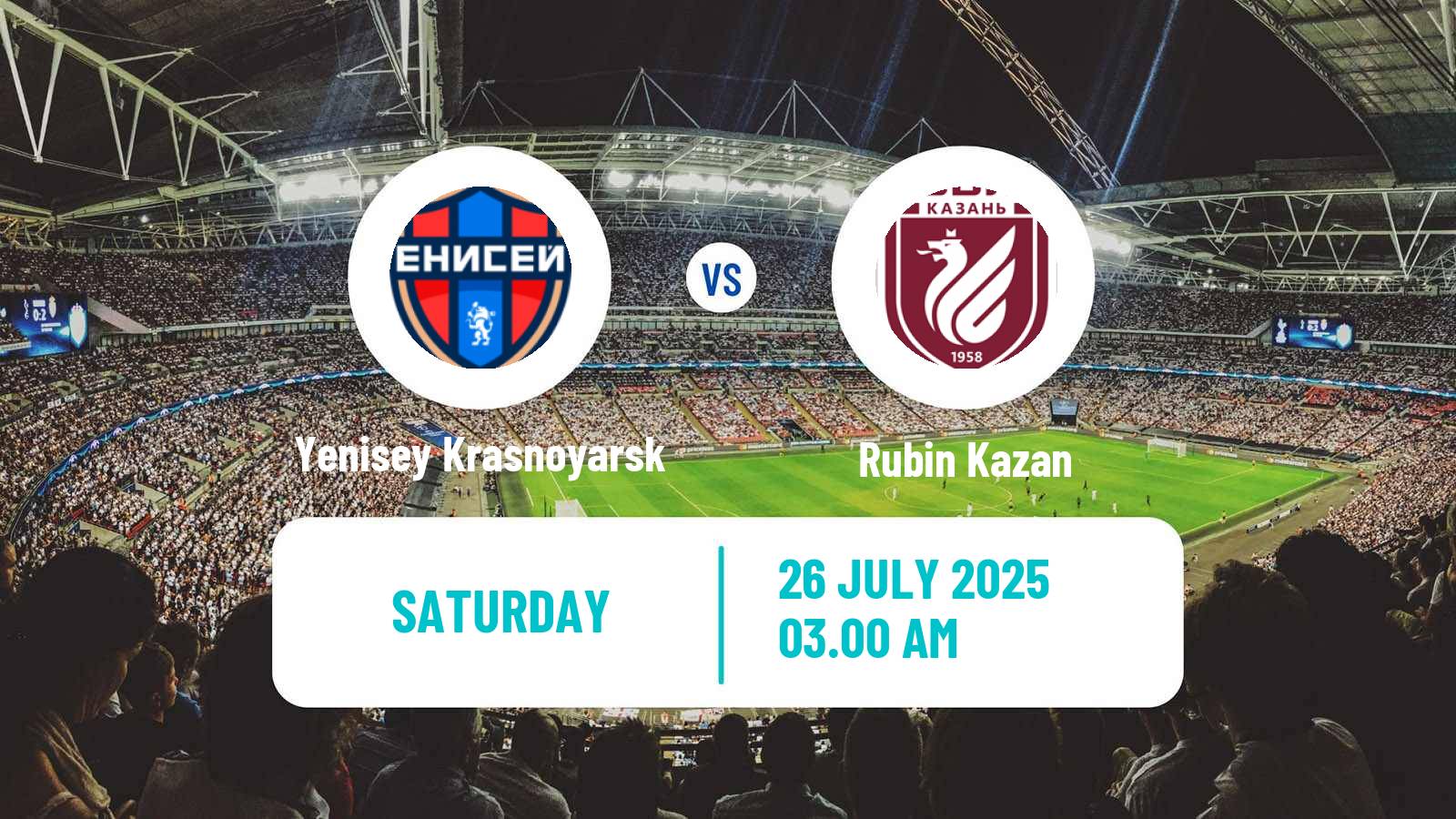 Soccer Russian Supreme Division Women Yenisey Krasnoyarsk - Rubin Kazan
