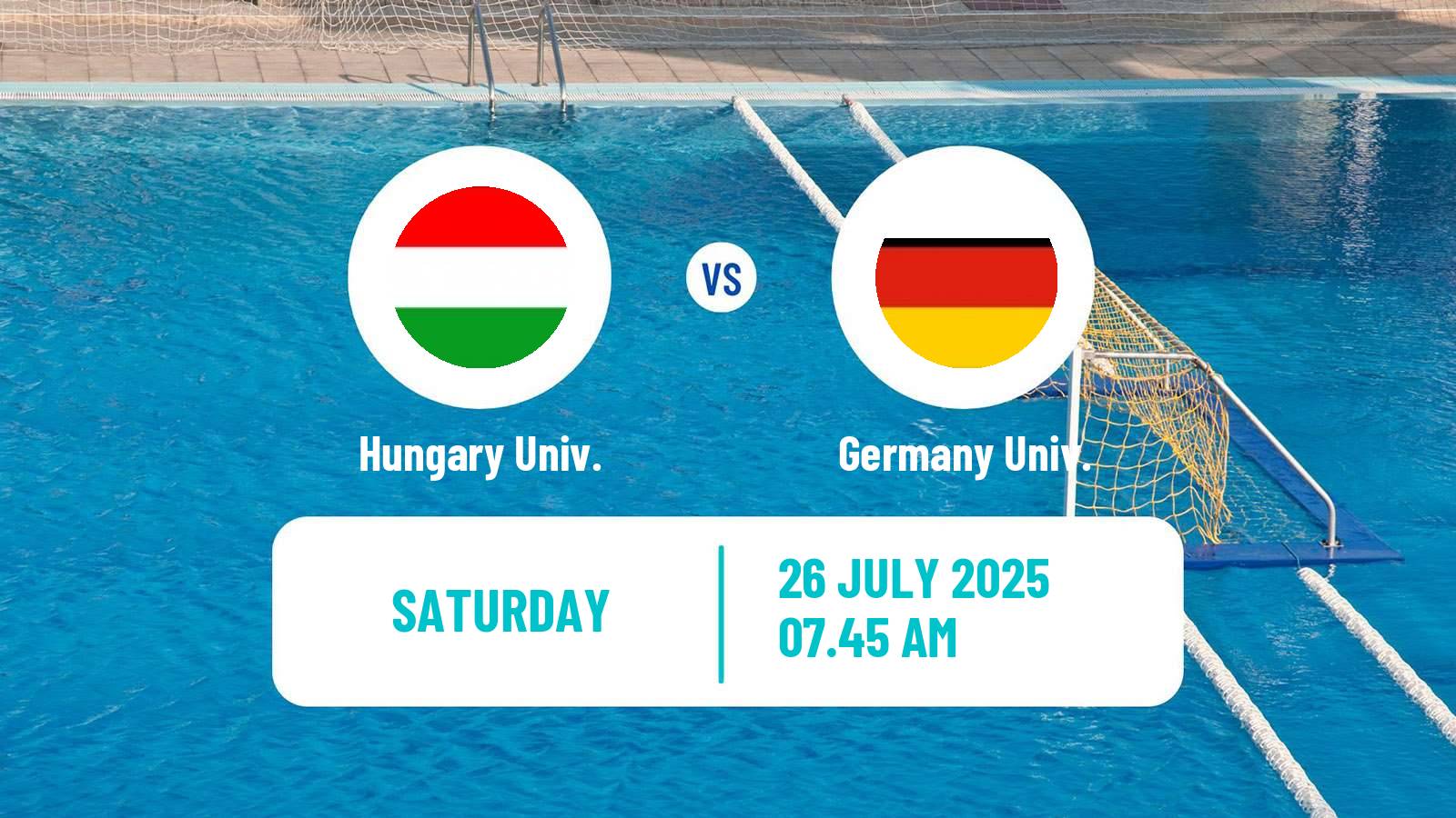 Water polo Universiade Water Polo Hungary Univ. - Germany Univ.