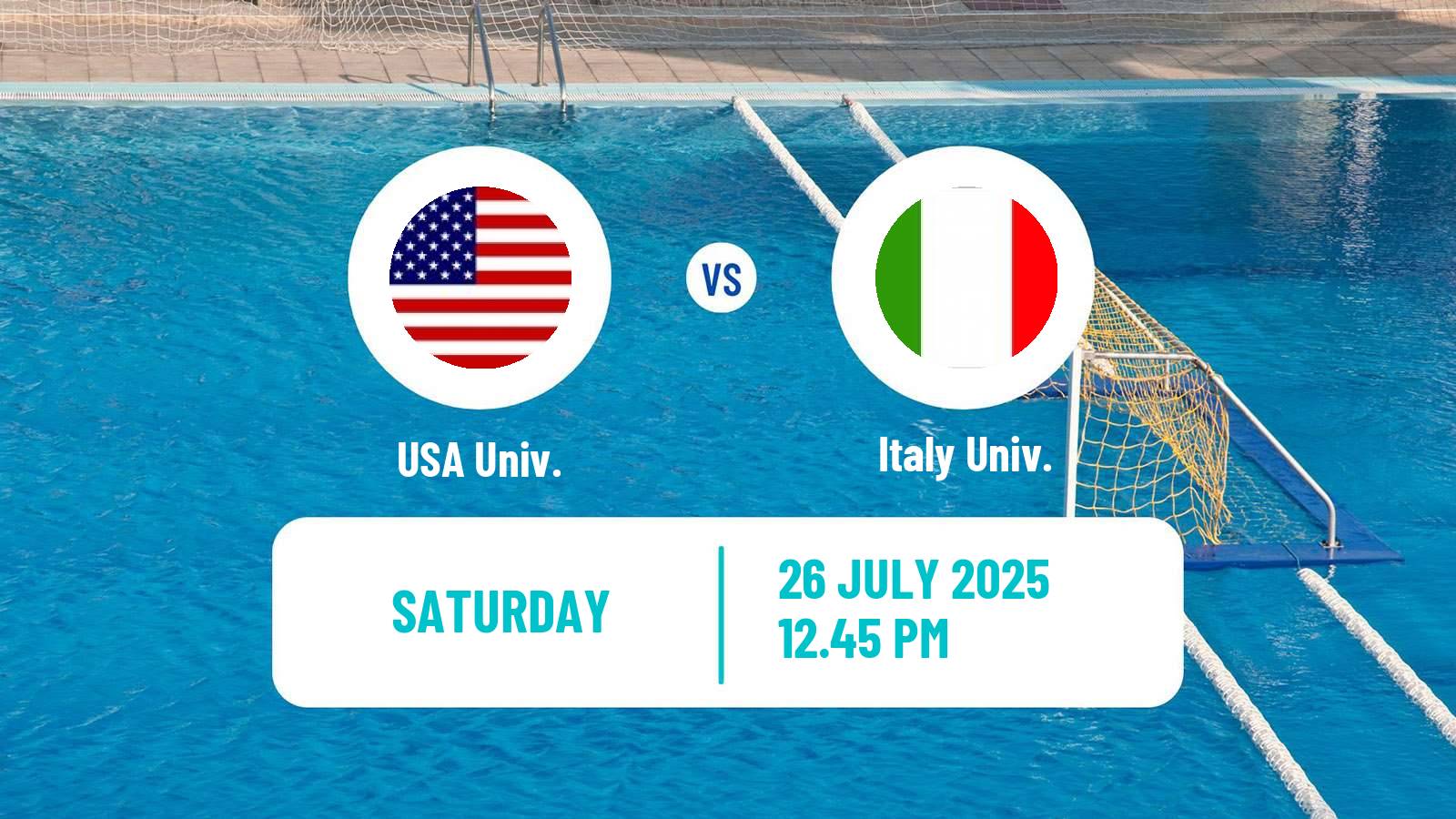 Water polo Universiade Water Polo USA Univ. - Italy Univ.