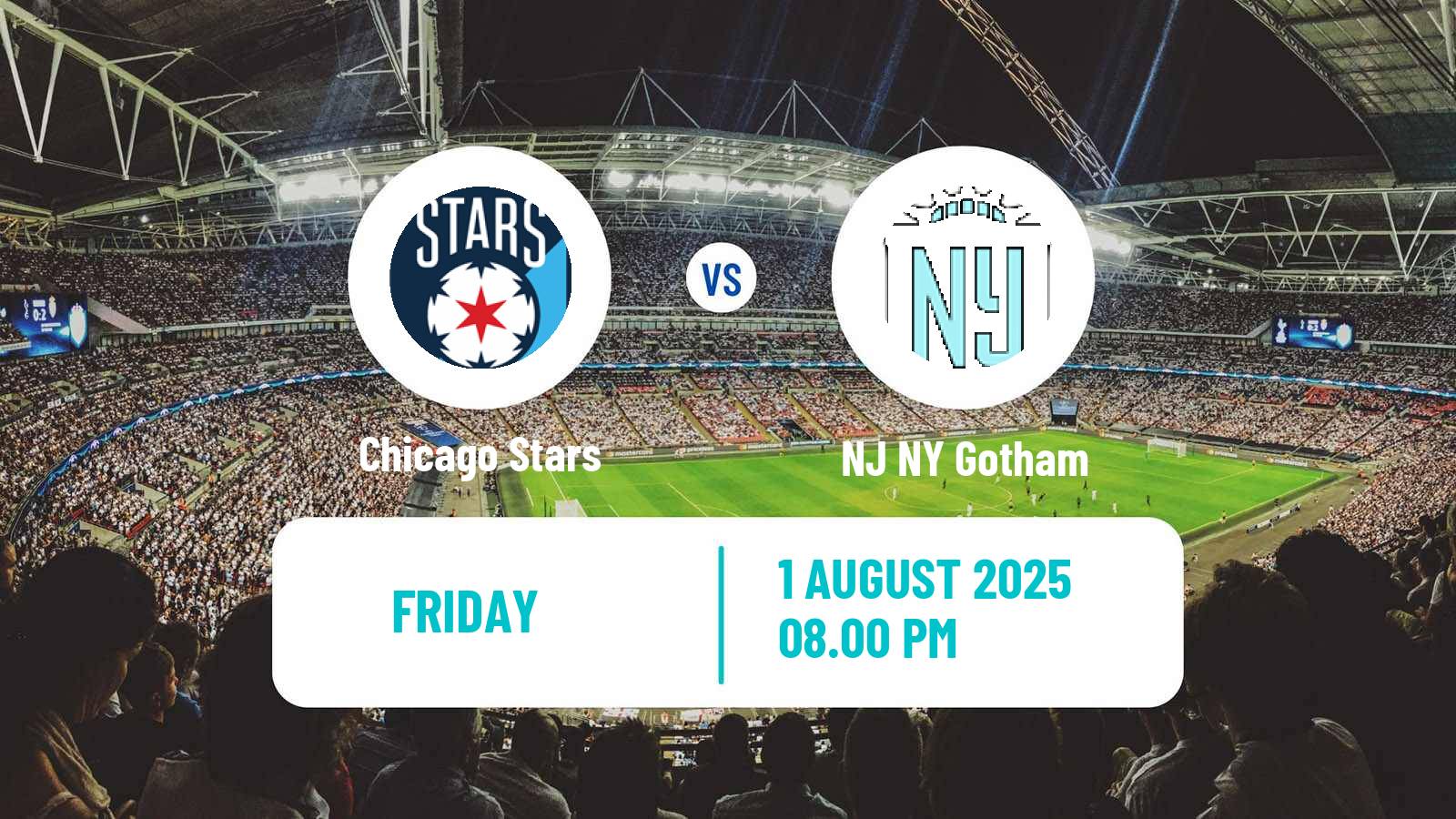 Soccer NWSL Chicago Stars - NJ NY Gotham