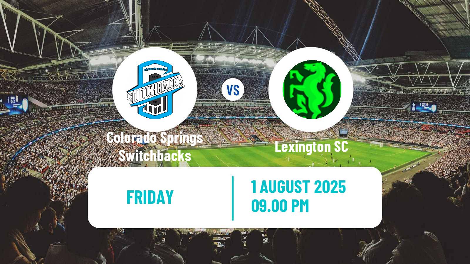 Soccer USL Championship Colorado Springs Switchbacks - Lexington