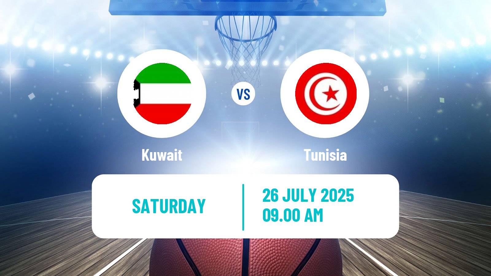 Basketball Friendly International Basketball Kuwait - Tunisia