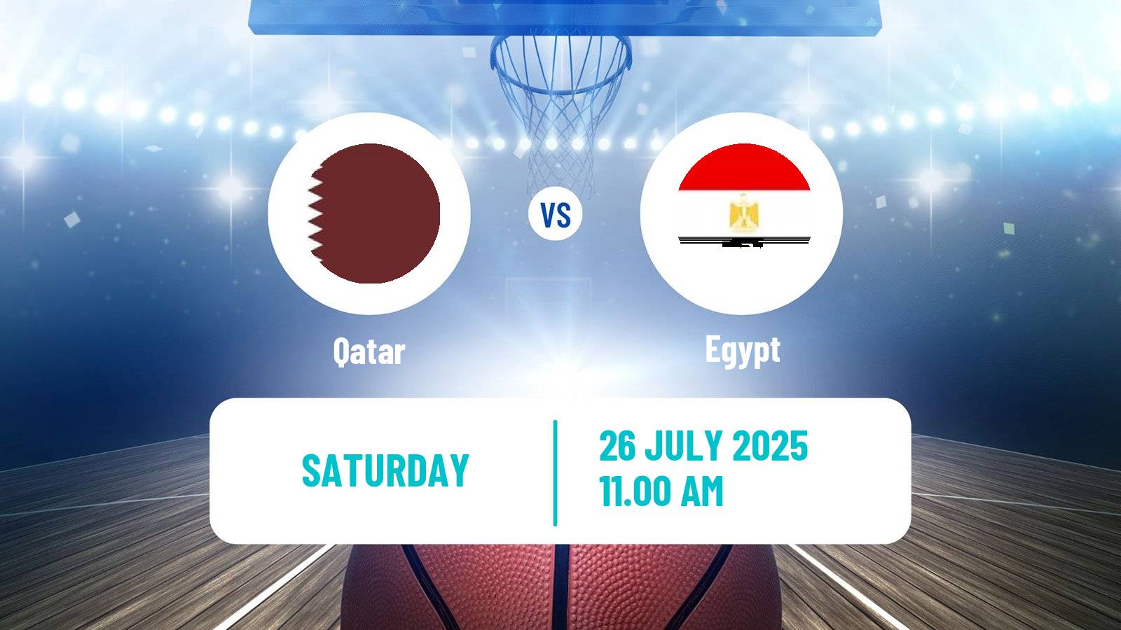 Basketball Friendly International Basketball Qatar - Egypt