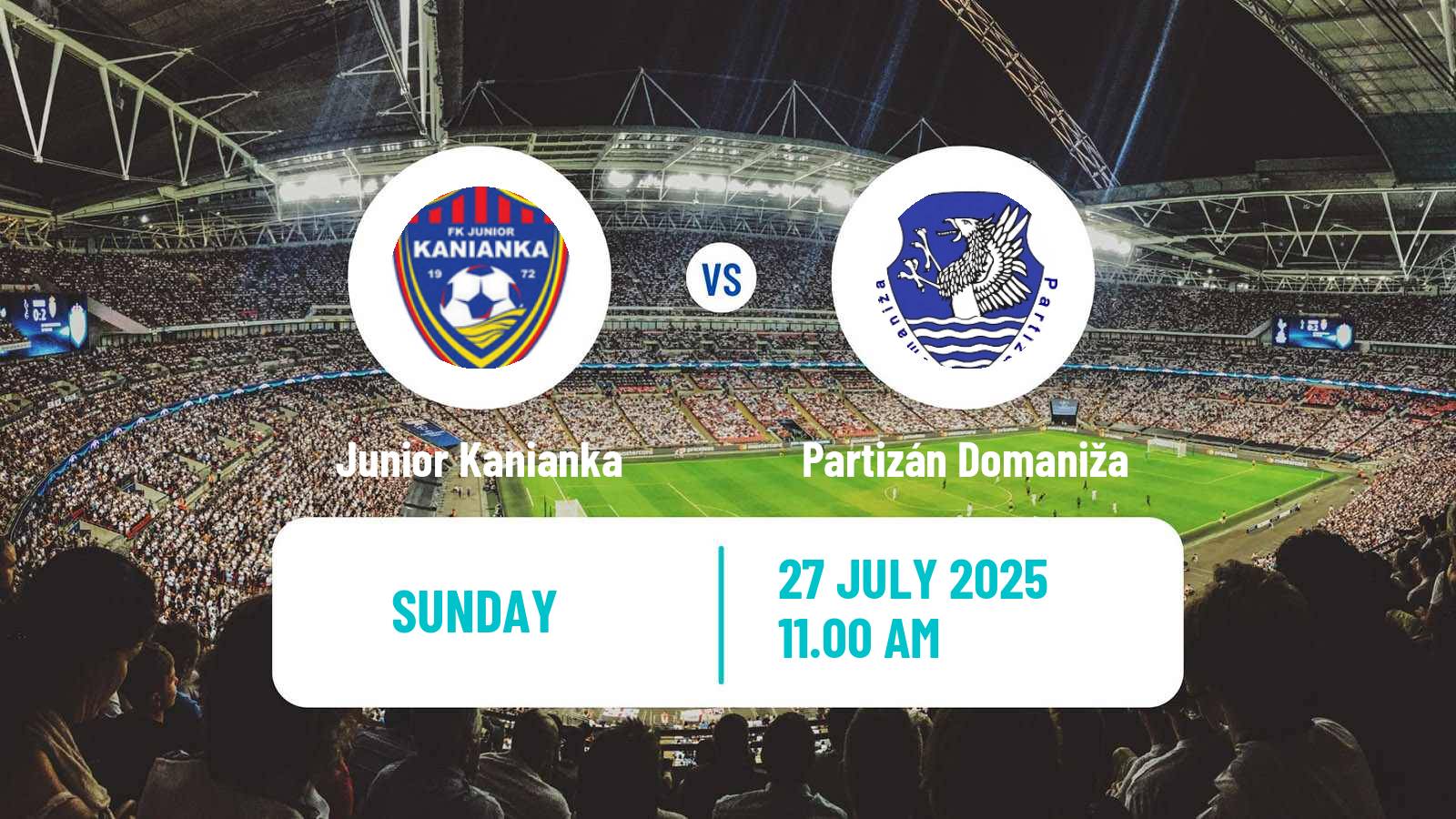 Soccer Slovak Cup Junior Kanianka - Partizán Domaniža