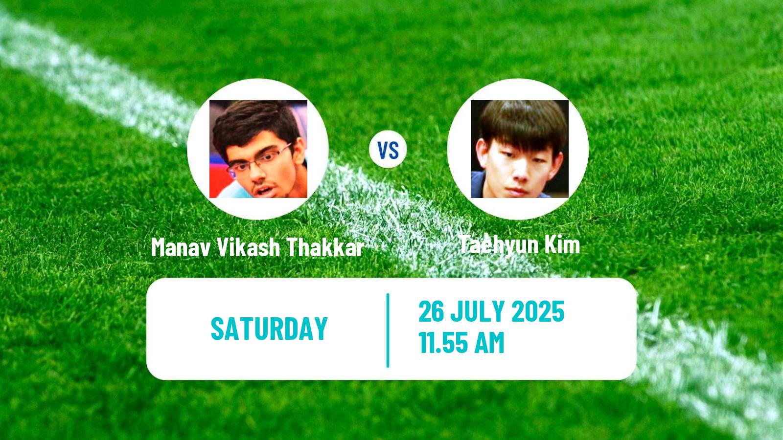 Table tennis Wtt Contender Buenos Aires Men Manav Vikash Thakkar - Taehyun Kim