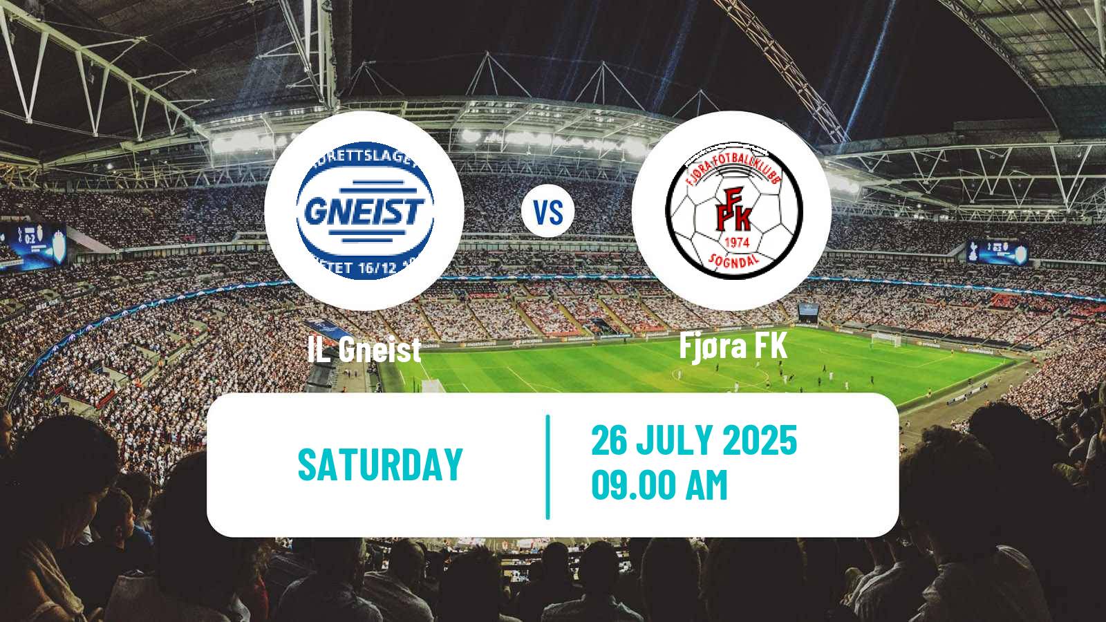 Soccer Norwegian Division 3 - Group 4 Gneist - Fjøra