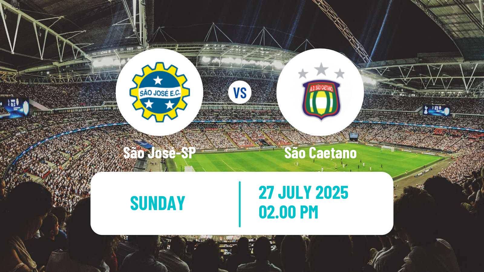 Soccer Brazilian Copa Paulista São José-SP - São Caetano