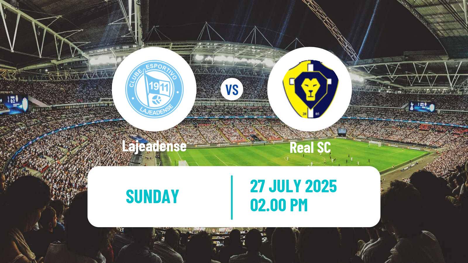 Soccer Brazilian Campeonato Gaucho 2 Lajeadense - Real SC