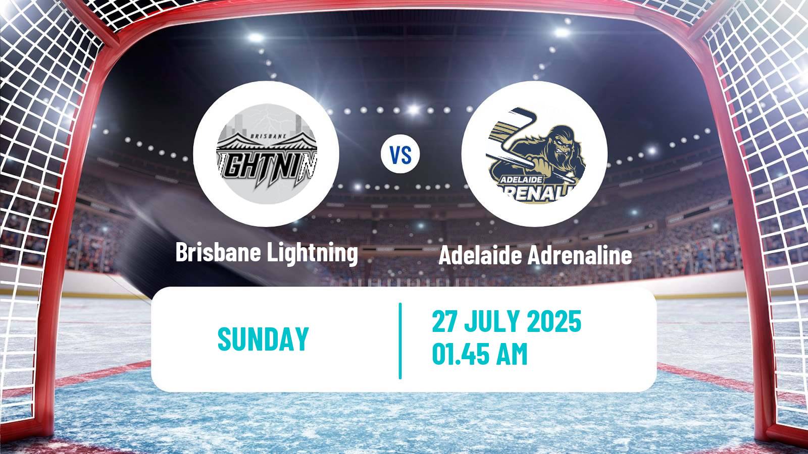 Hockey Australian Ice Hockey League Brisbane Lightning - Adelaide Adrenaline