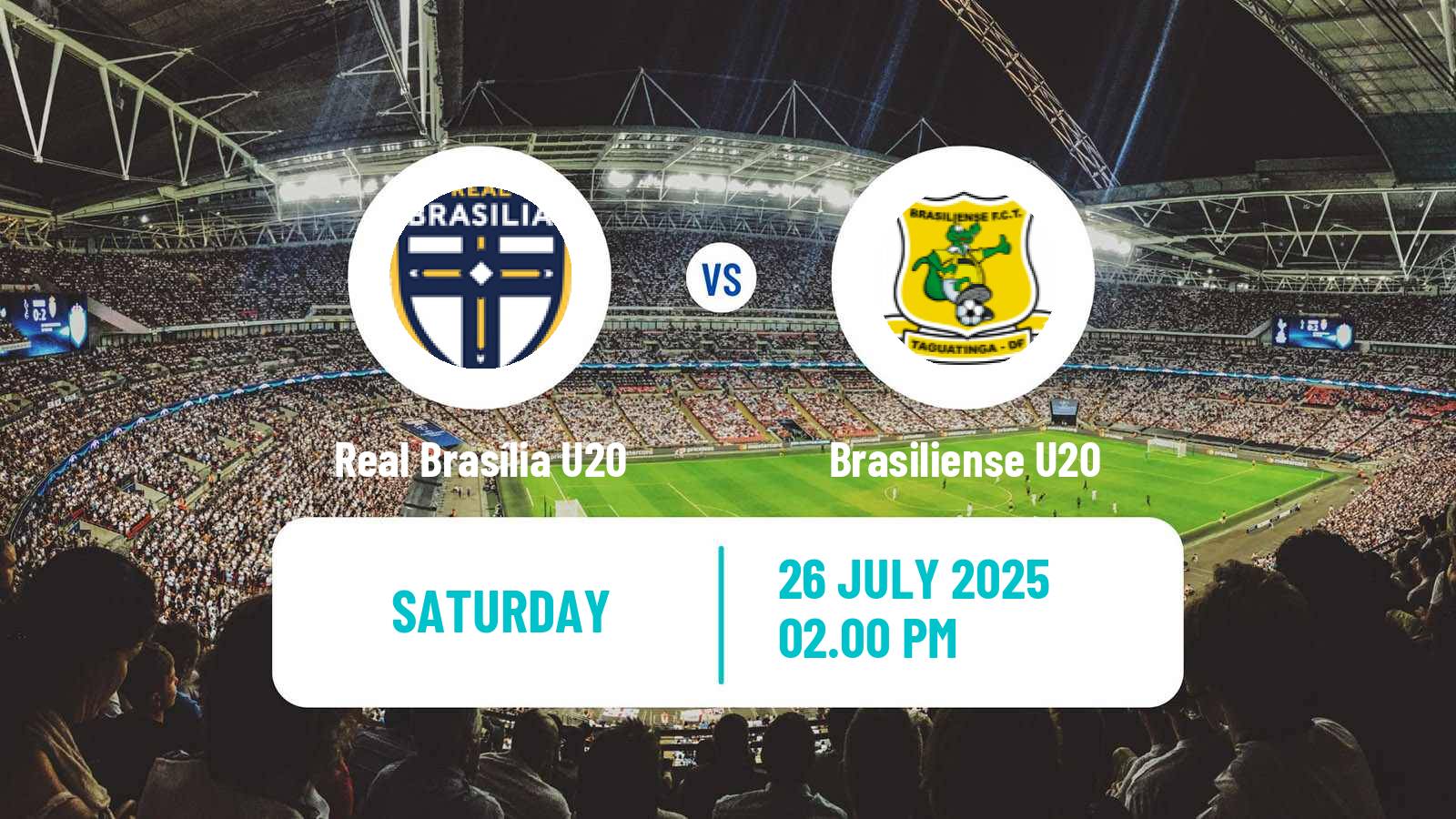 Soccer Brazilian Brasiliense U20 Real Brasília U20 - Brasiliense U20