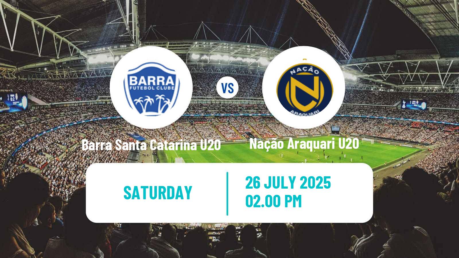 Soccer Brazilian Catarinense U20 Barra Santa Catarina U20 - Nação Araquari U20