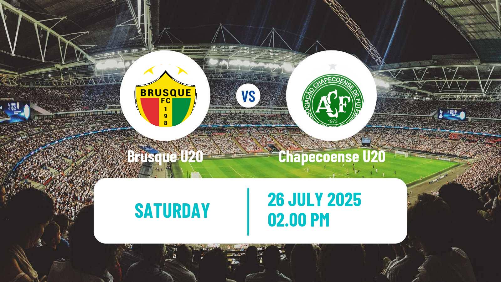 Soccer Brazilian Catarinense U20 Brusque U20 - Chapecoense U20