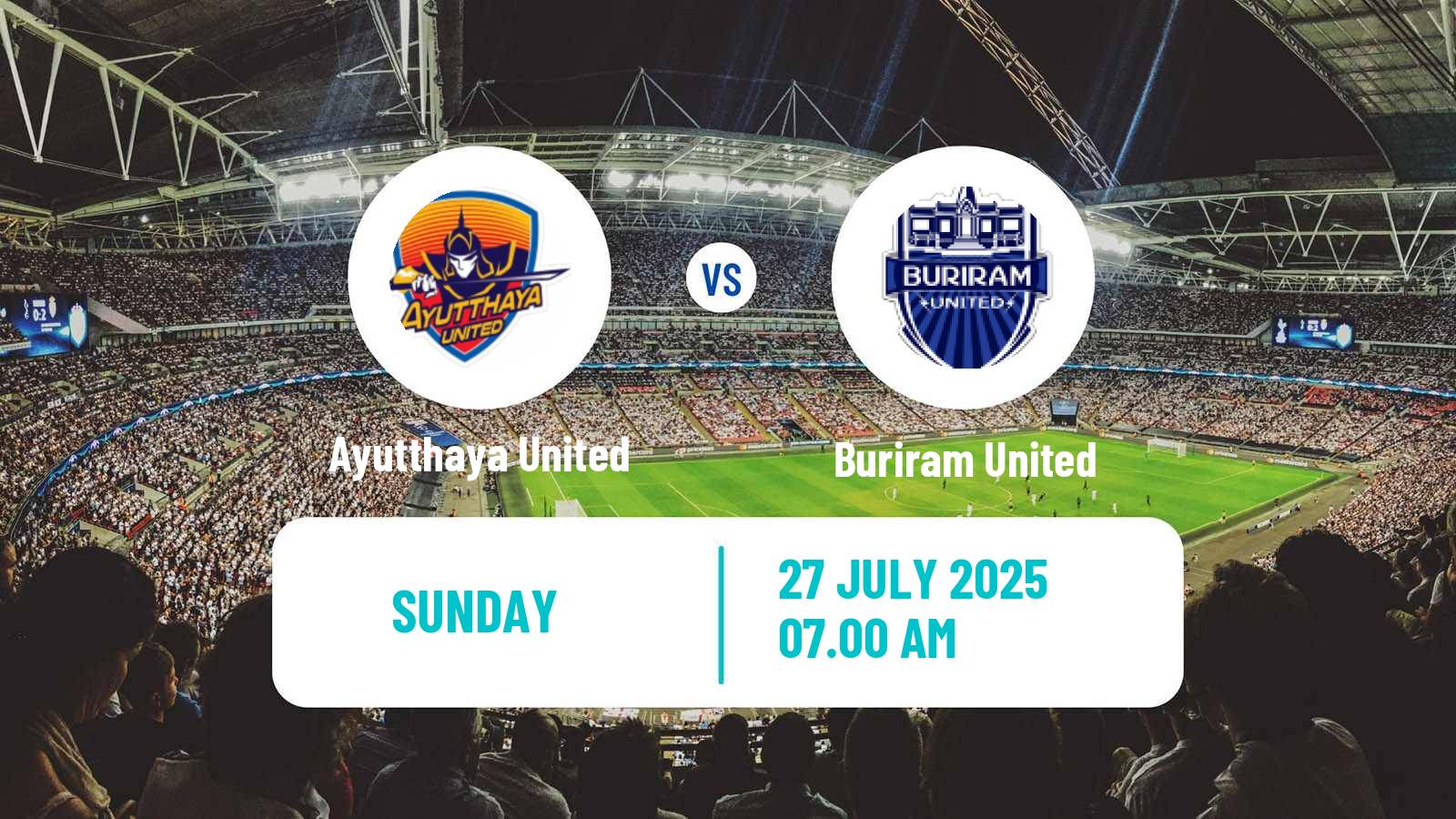 Soccer Club Friendly Ayutthaya United - Buriram United