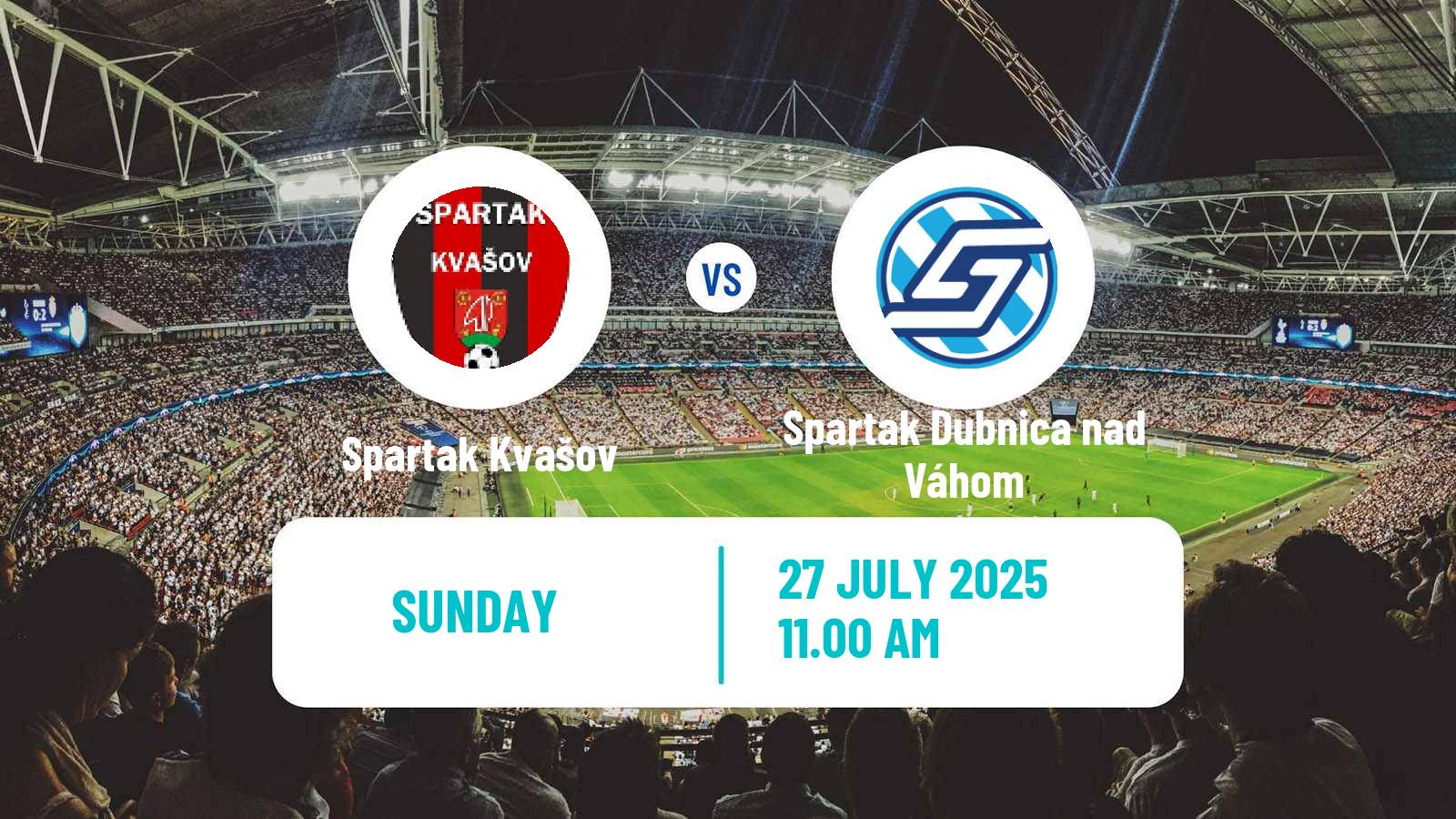 Soccer Slovak Cup Spartak Kvašov - Spartak Dubnica nad Váhom
