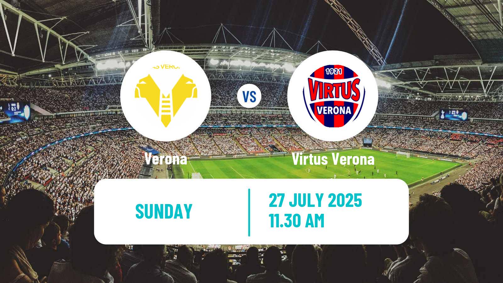 Soccer Club Friendly Verona - Virtus Verona