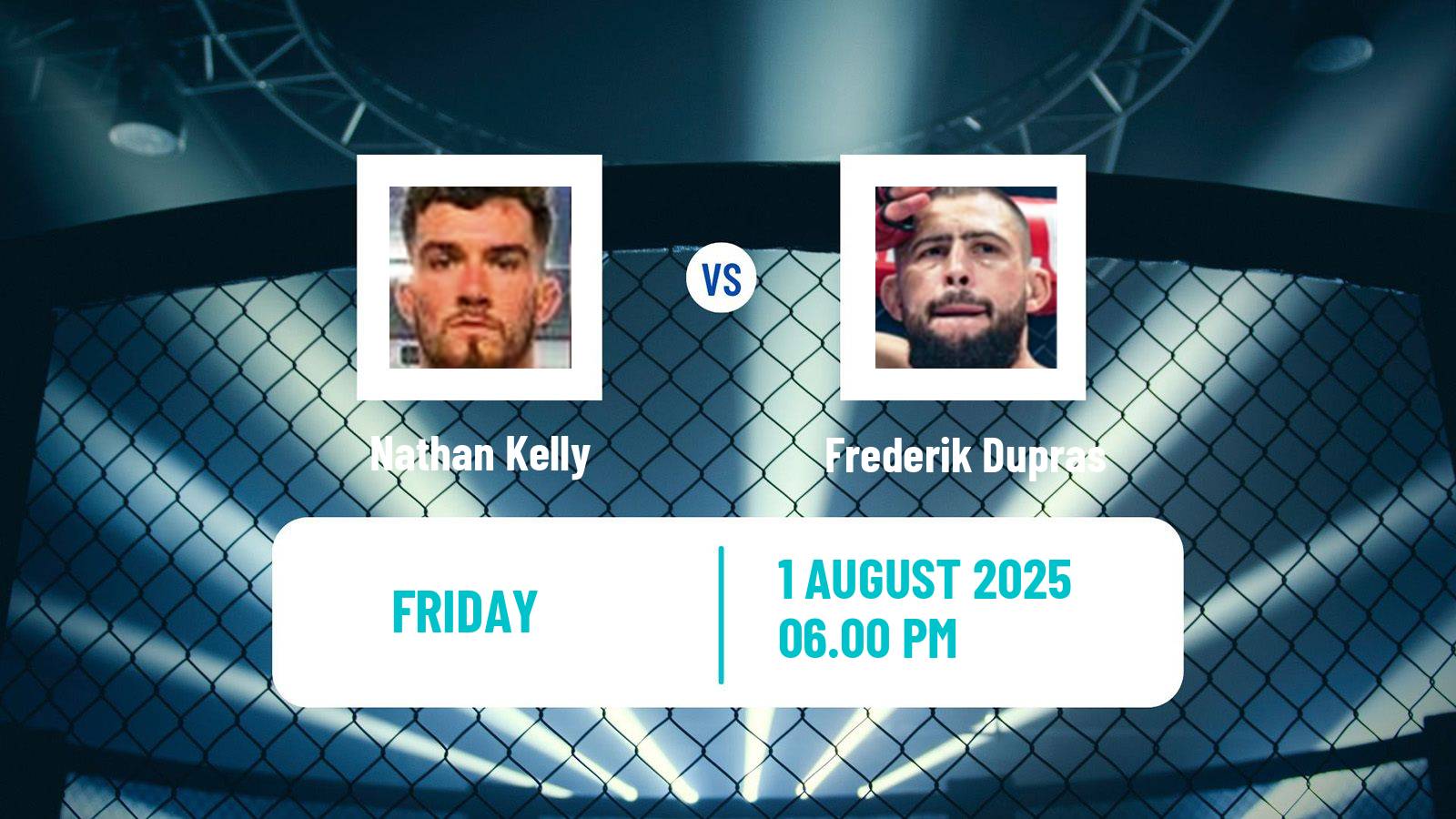 MMA Featherweight Pfl Men Nathan Kelly - Frederik Dupras
