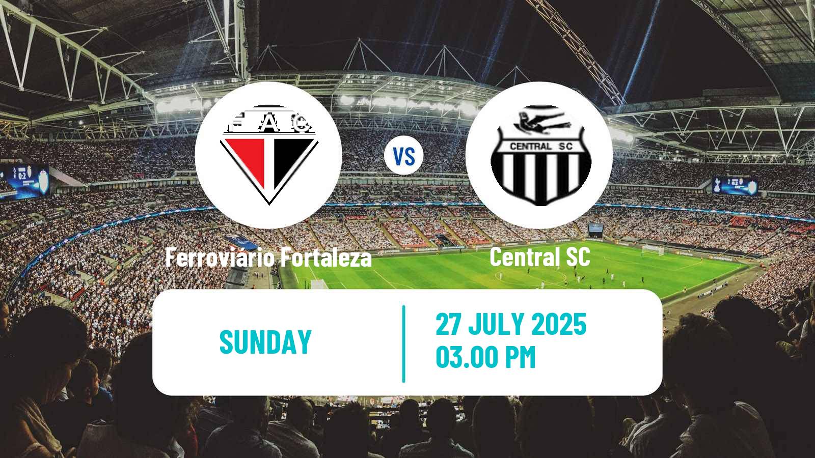 Soccer Brazilian Serie D Ferroviário Fortaleza - Central SC