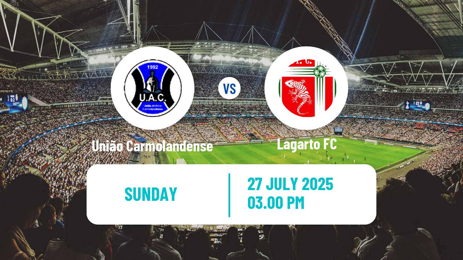 Soccer Brazilian Serie D União Carmolandense - Lagarto