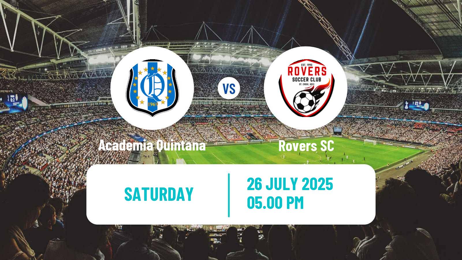 Soccer CONCACAF Caribbean Shield Academia Quintana - Rovers