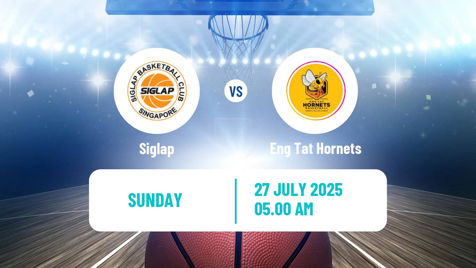 Basketball Singapore NBL Siglap - Eng Tat Hornets