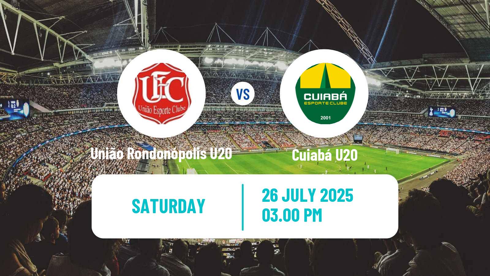 Soccer Brazilian Matogrossense U20 União Rondonópolis U20 - Cuiabá U20