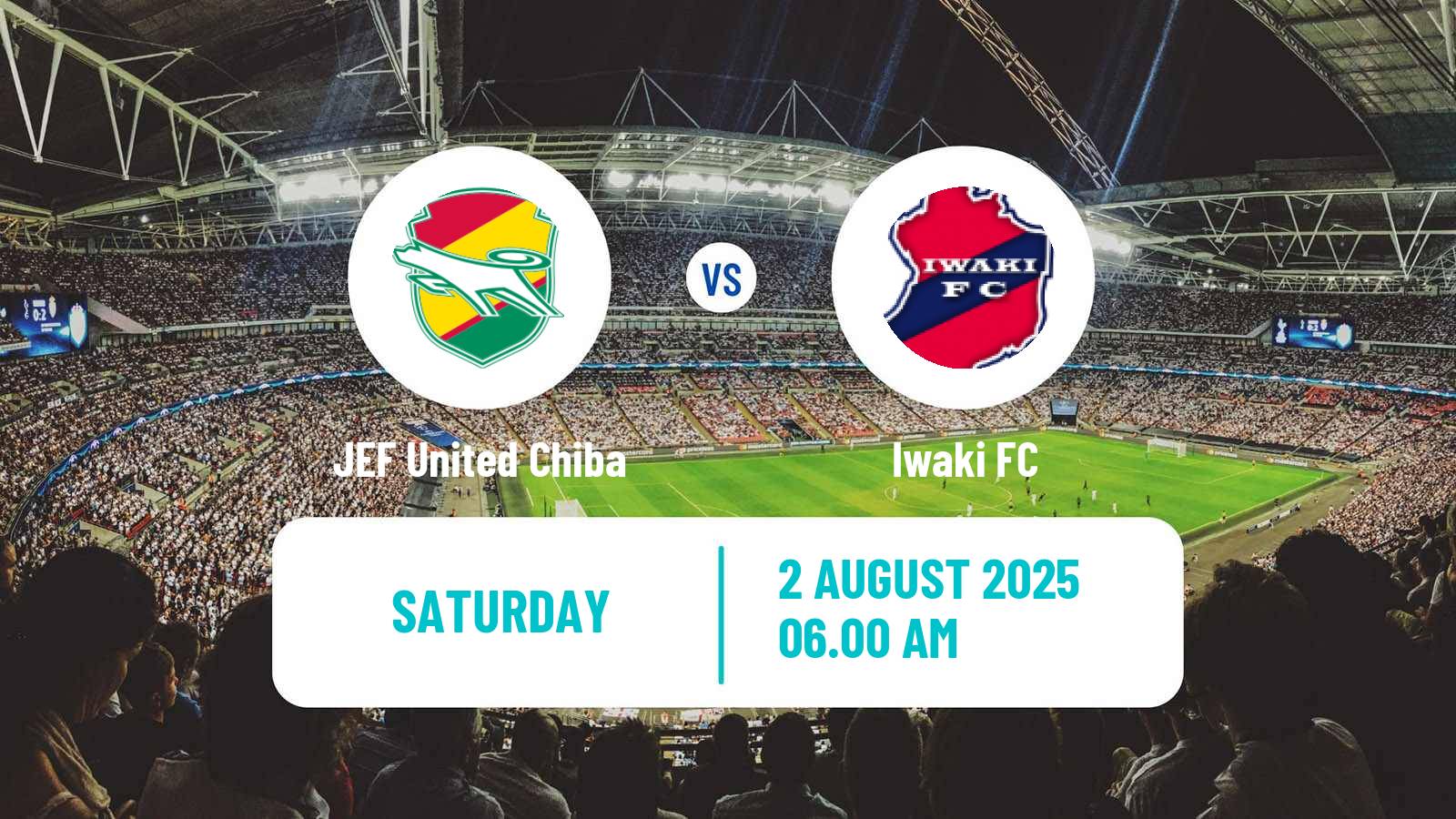 Soccer Japan J2 League JEF United Chiba - Iwaki