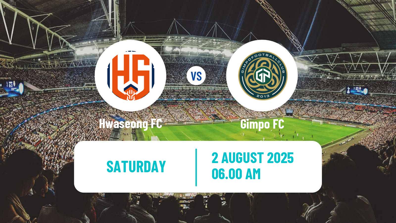 Soccer South Korean K-League 2 Hwaseong - Gimpo